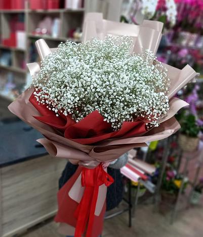Букет цветов из: Гипсофила в Зеленчукской