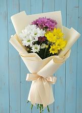 Букет цветов из:  Хризантемы в Зеленчукской