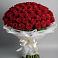 Букет 101 Красная роза Блэк Мэджик в Зеленчукской