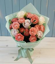 Букет влюбленный романтик в Зеленчукской Букет цветов из:  Розы в Зеленчукской