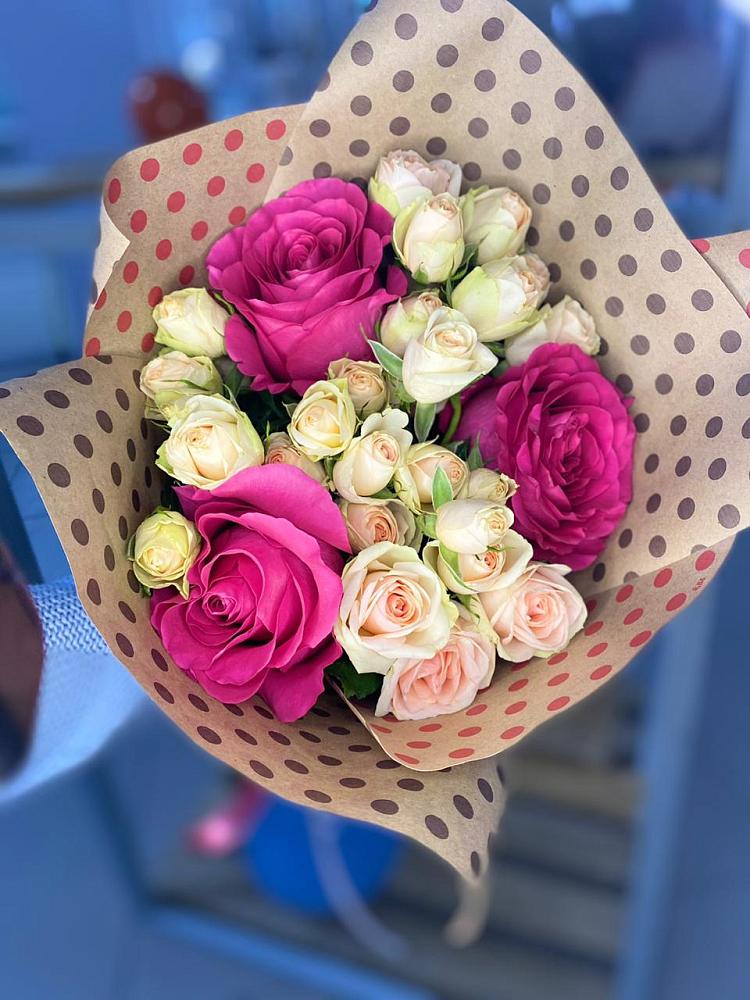 Букет цветов из: Розы в Зеленчукской