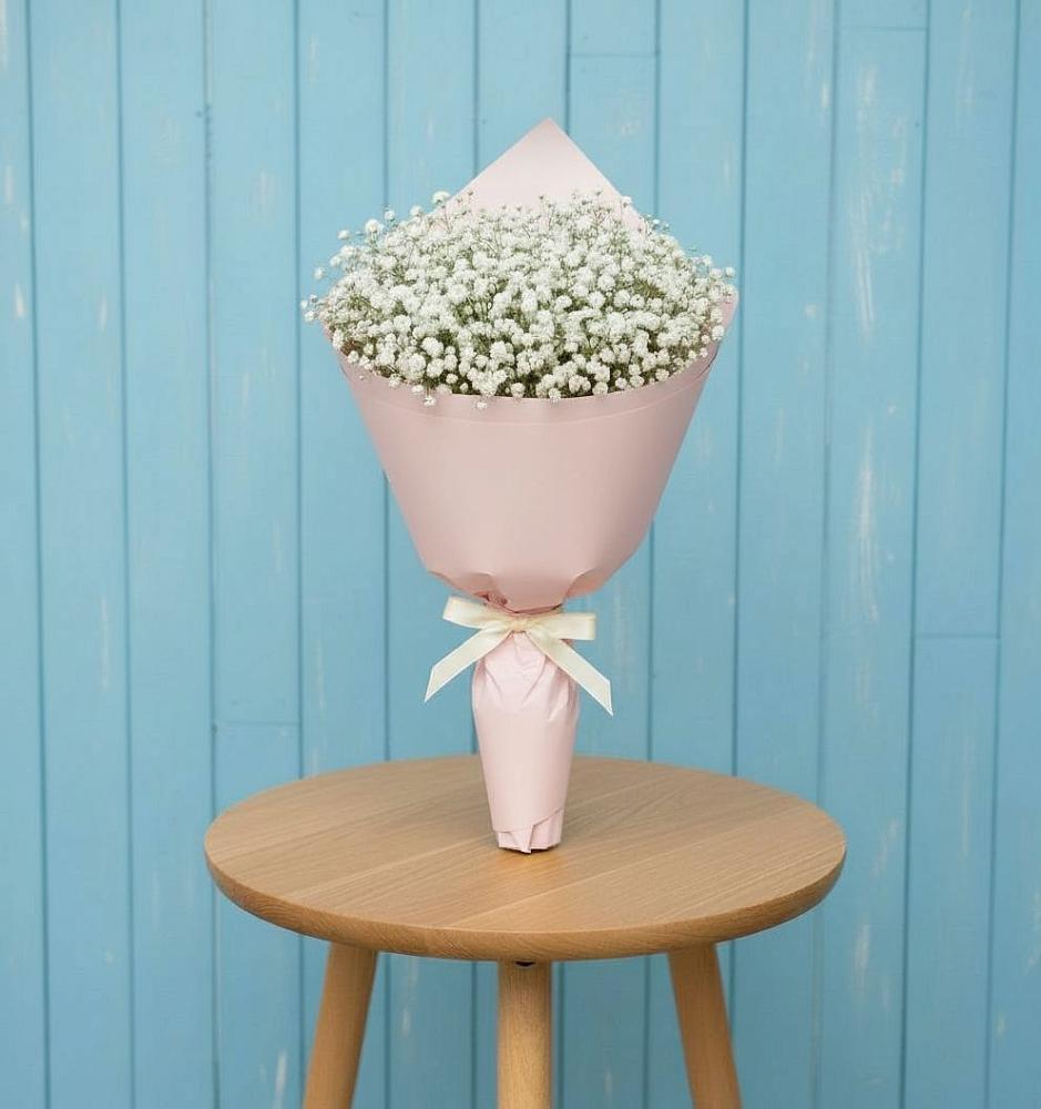 Букет Воздушное настроение в Зеленчукской Букет цветов из: Гипсофила в Зеленчукской