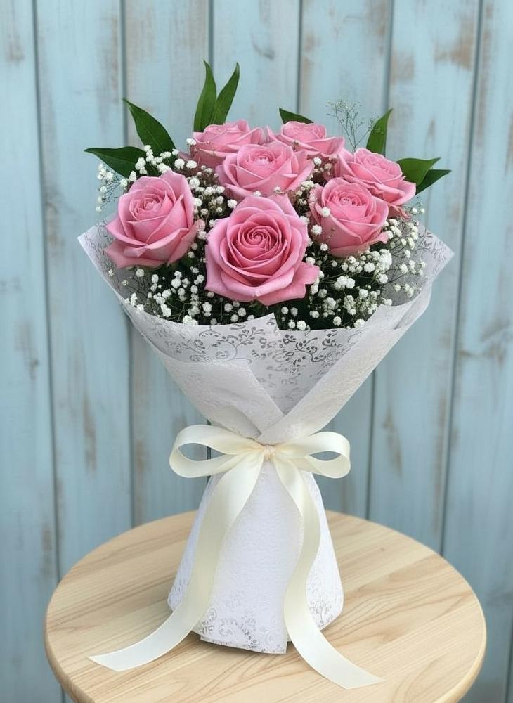 Букет шик блеск в Зеленчукской Букет цветов из: Розы в Зеленчукской