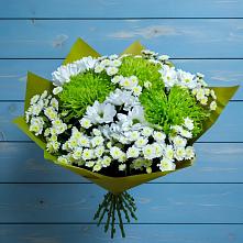 Букет цветов из:  Хризантемы в Зеленчукской