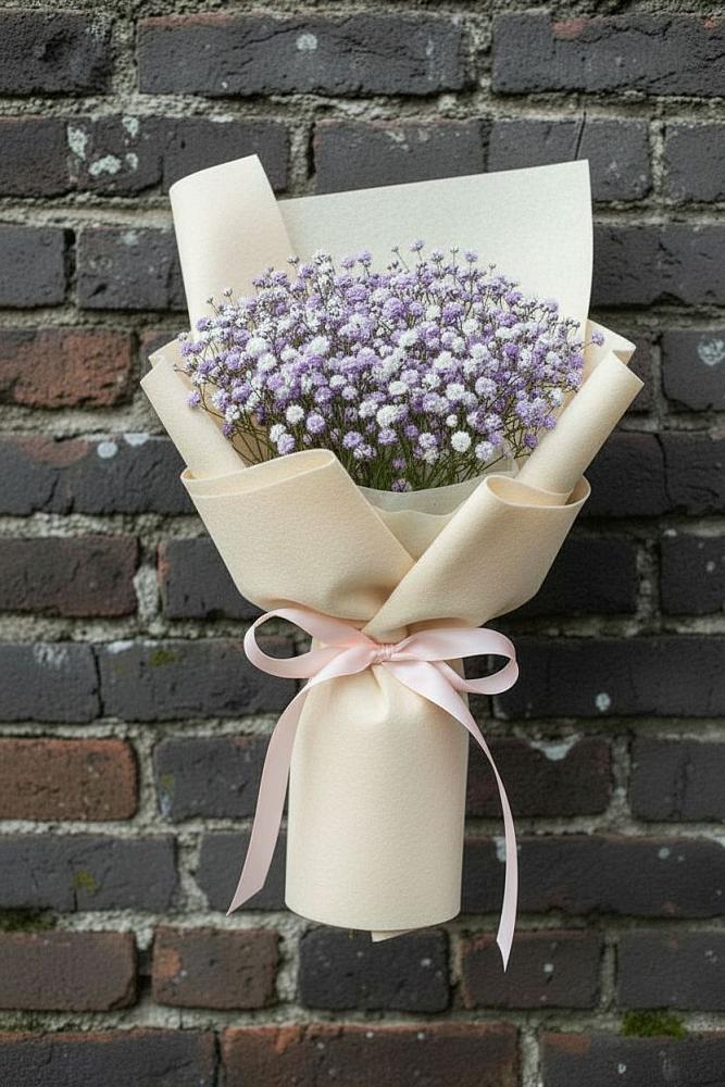 Букет цветов из: Гипсофила в Зеленчукской