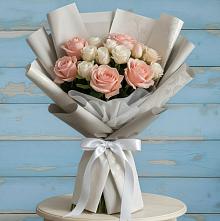 Букет цветов из:  Розы в Зеленчукской