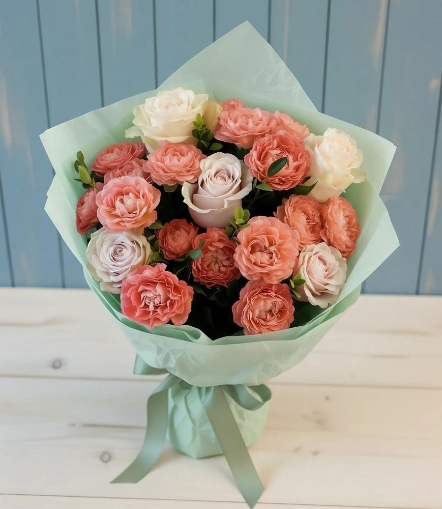 Букет цветов из: Розы в Зеленчукской