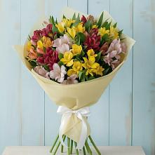Букет цветов из:  Альстромерии в Зеленчукской