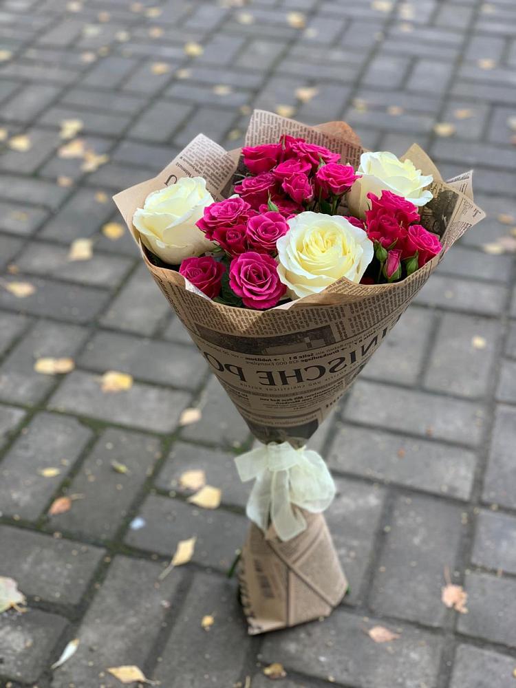 Букет цветов из: Розы в Зеленчукской