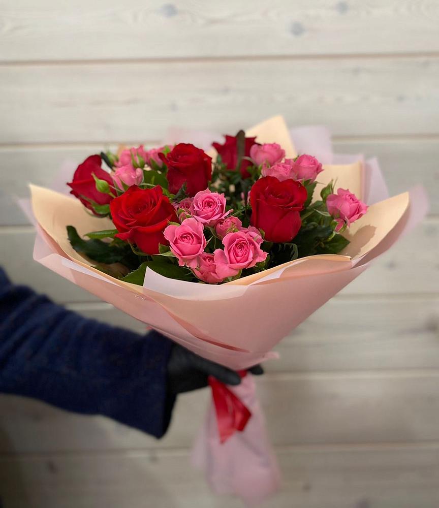 Букет тайны любви в Зеленчукской Букет цветов из: Розы в Зеленчукской