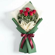 Букет рубиновое очарование в Зеленчукской Букет цветов из:  Розы в Зеленчукской