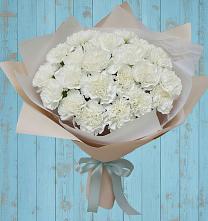 Букет Хрустальное утро в Зеленчукской Букет цветов из:  Гвоздики в Зеленчукской