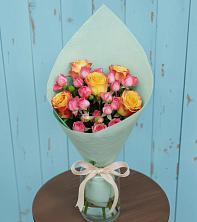 Букет Отличное настроение в Зеленчукской Букет цветов из:  Розы в Зеленчукской
