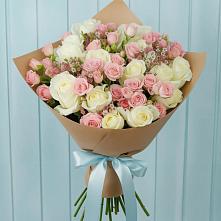 Букет цветов из:  Розы в Зеленчукской